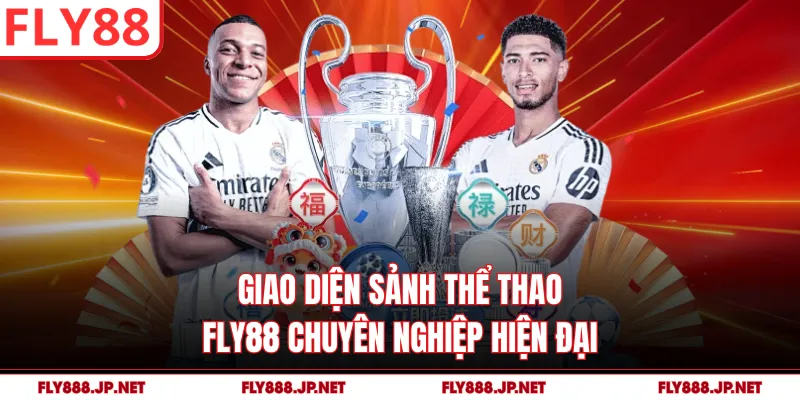 Giao diện sảnh thể thao FLY88 chuyên nghiệp hiện đại